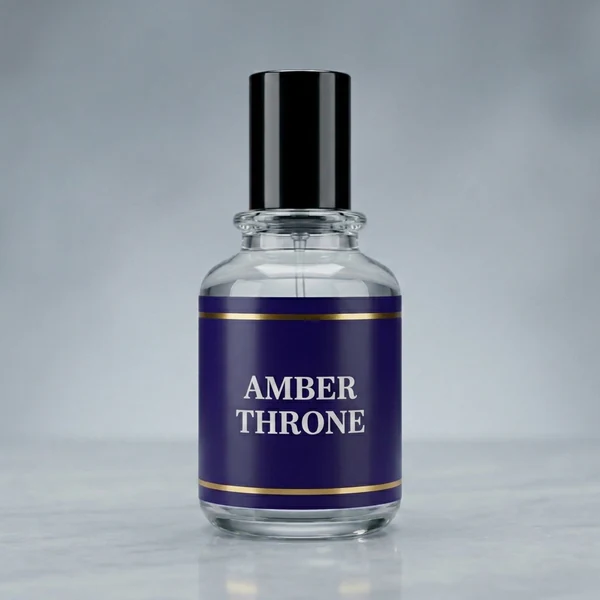 Amber Throne unisex fragrance by Scentiorita in the signature bottle